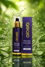 Red Aloe Vera Hair Oil Combo – Total Hair Care Elixir 2x100 ml Glass Bottle - Image 2