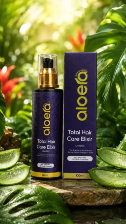 Red aloe vera hair oil | Aloera