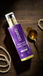 Aloera Aloe Vera Hair Oil – Total Hair Care Elixir 100 ml Glass Bottle - Image 2