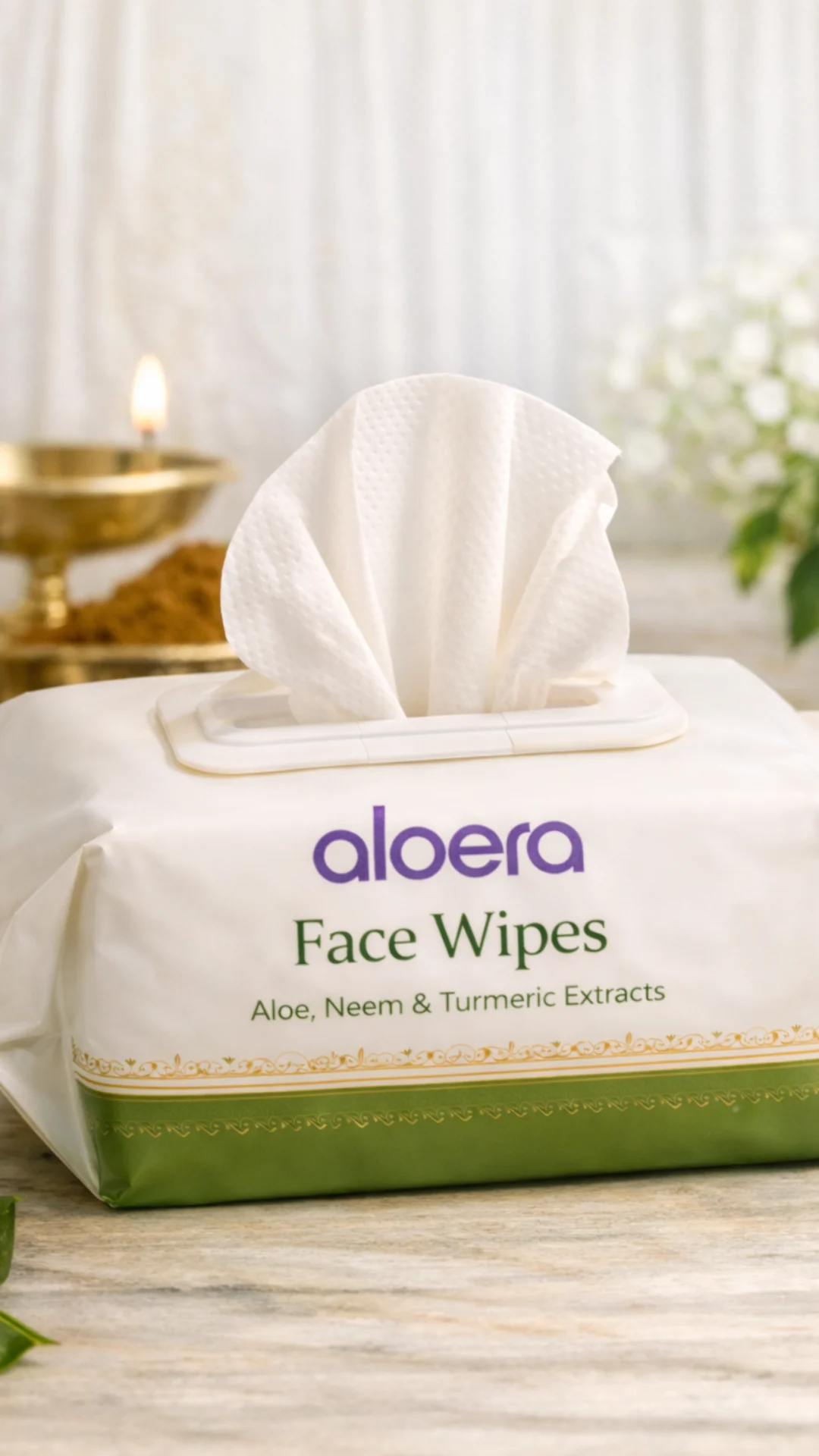 zdhofgpgvujxrzdaoq98 Aloera Face Wipes 180g (25 Wipes) - Image 1
