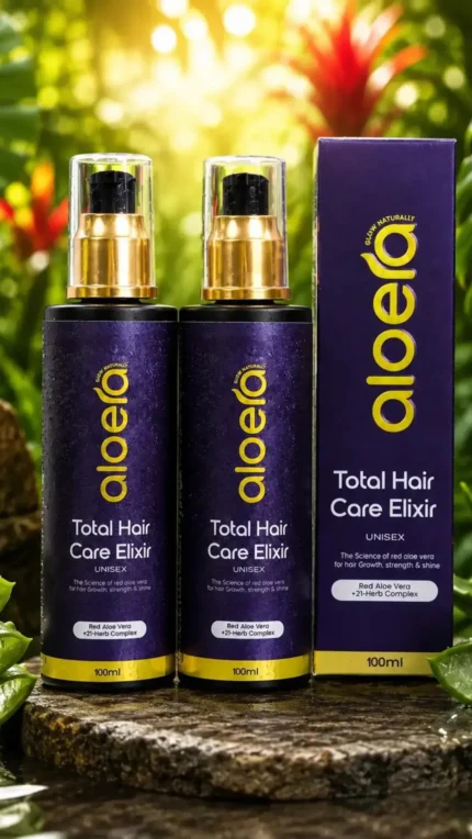 Red aloe vera hair oil 2x100ml combo| Aloera