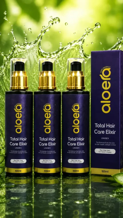 Red Aloe Vera Hair Oil | 3X100ml combo | Aloera hair oil